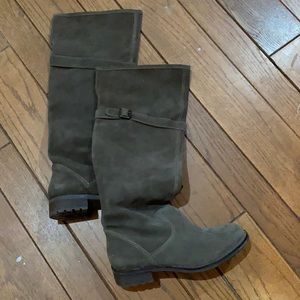 Vintage Anthropologie Suede Riding Boots